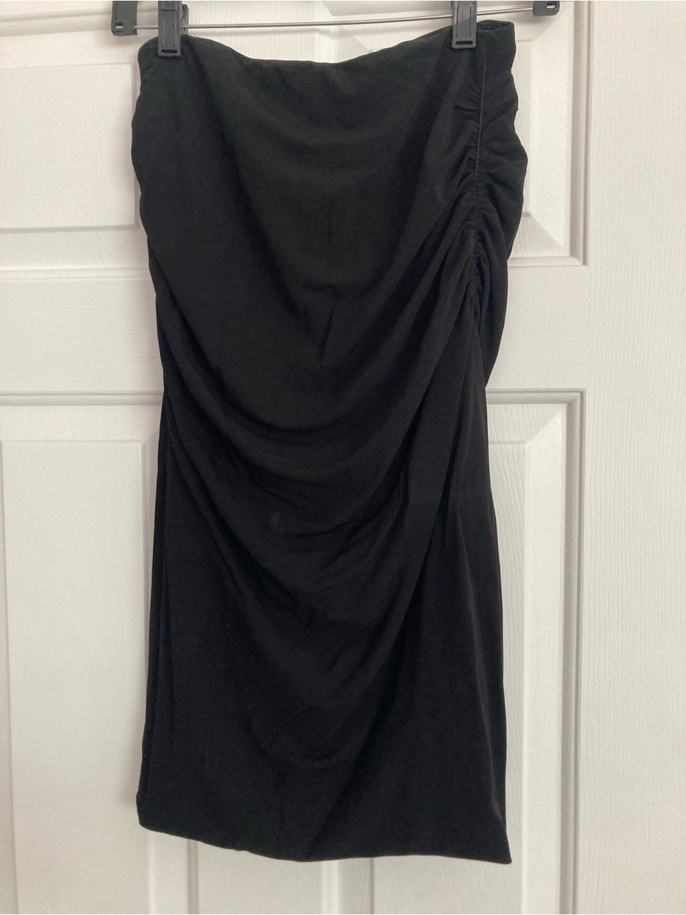 Fendace a Versace and fendi  colab  Ruched Pencil Skirt - Sleek Draped Design